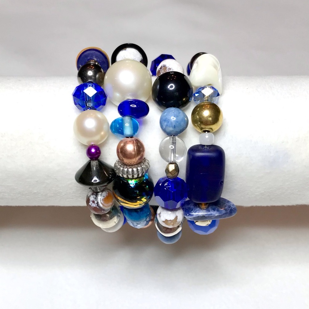 Handmade Bracelet with Vintage and Modern Elements (NB56-4H) New Without Tags - Picture 5 of 8